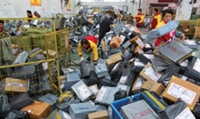 “雙11”包裹洪峰來襲，創(chuàng)藝龍快遞安檢機保安全